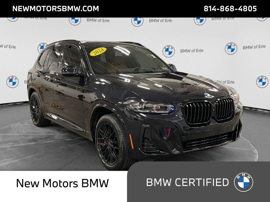 2024 BMW X3 xDrive30i Carbon Black Metallic at South Park Mitsubishi