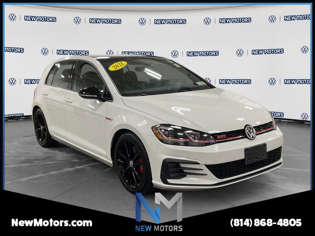2021 Volkswagen Golf GTI 2.0T SE Pure White at Rocky Ridge Auto Sales & Service