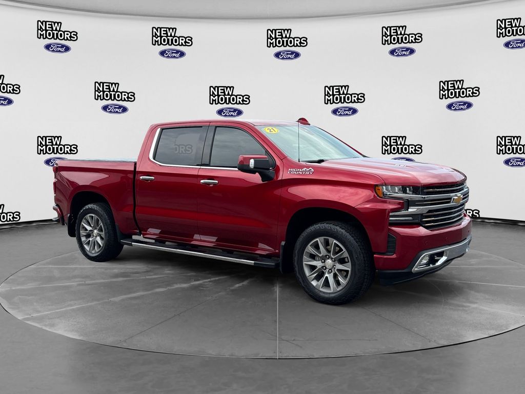 2021 Chevrolet Silverado 1500 High Country Cherry Red Tintcoat at Auto Express Rt. 8