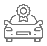 car with award icon