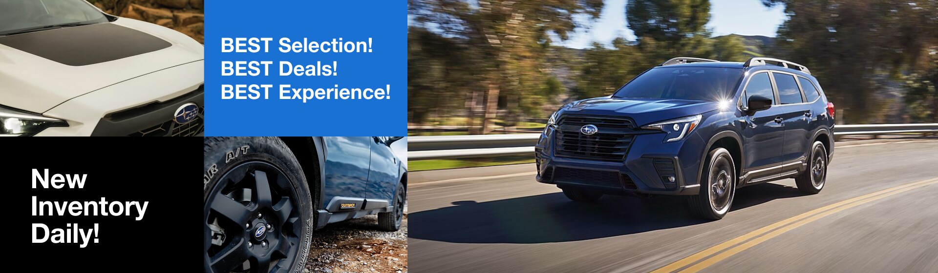 New Inventory Daily! - Best Selection! Best Deals! Best Experience!