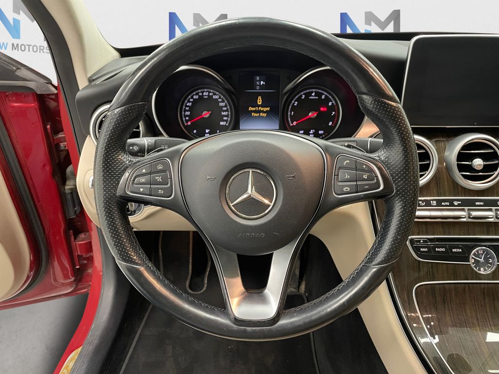 2016 Mercedes-Benz C-Class C 300 4MATIC designo Cardinal Red at Braxton Motor Co