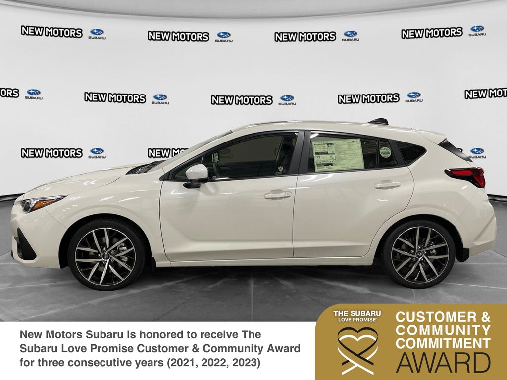 2026 Subaru Impreza Sport Crystal White Pearl at New Motors