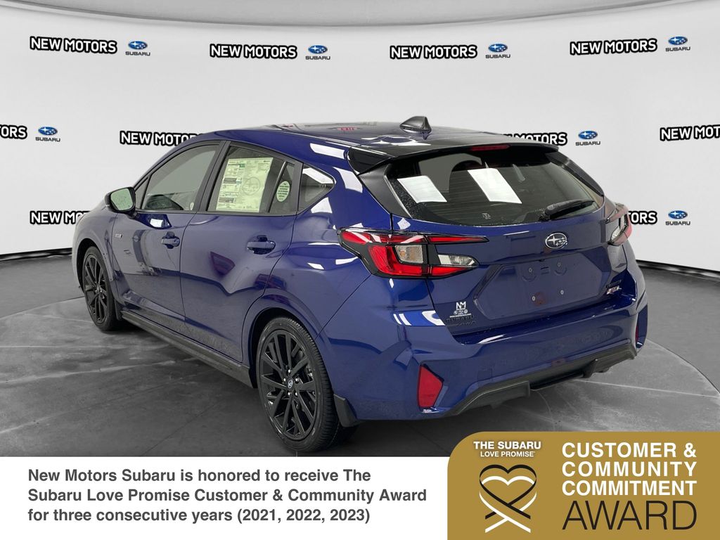 2026 Subaru Impreza RS Sapphire Blue Pearl at New Motors