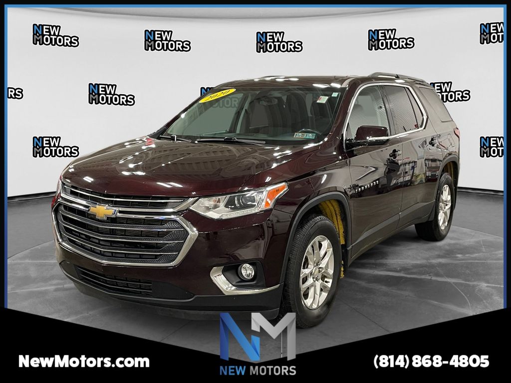 2020 Chevrolet Traverse LT Cloth w/1LT Black Cherry Metallic at Solomon Chevrolet