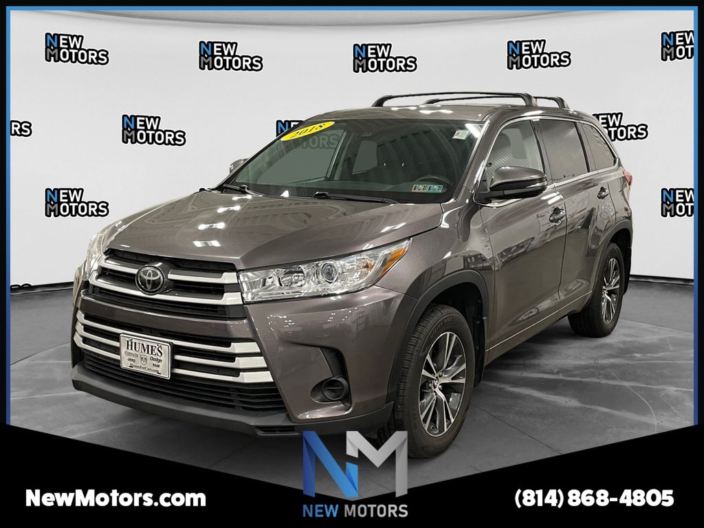 2018 Toyota Highlander LE V6 Predawn Gray Mica at South Park Mitsubishi