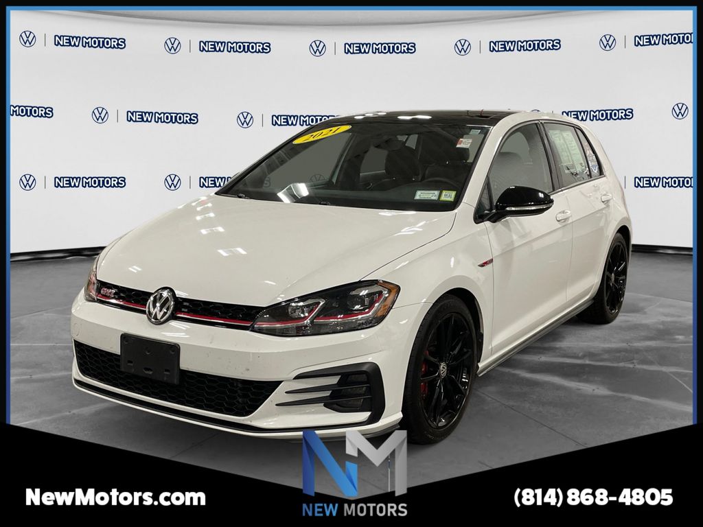 2021 Volkswagen Golf GTI 2.0T SE Pure White at Rocky Ridge Auto Sales & Service