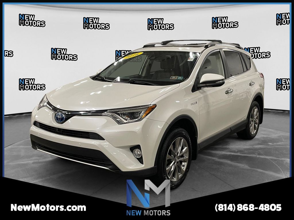 2016 Toyota RAV4 Hybrid Limited Blizzard Pearl at South Park Mitsubishi