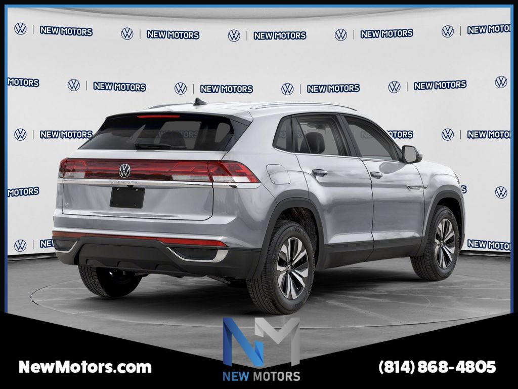 2024 Volkswagen Atlas Cross Sport 2.0T SE w/Technology Silver Mist at South Park Mitsubishi