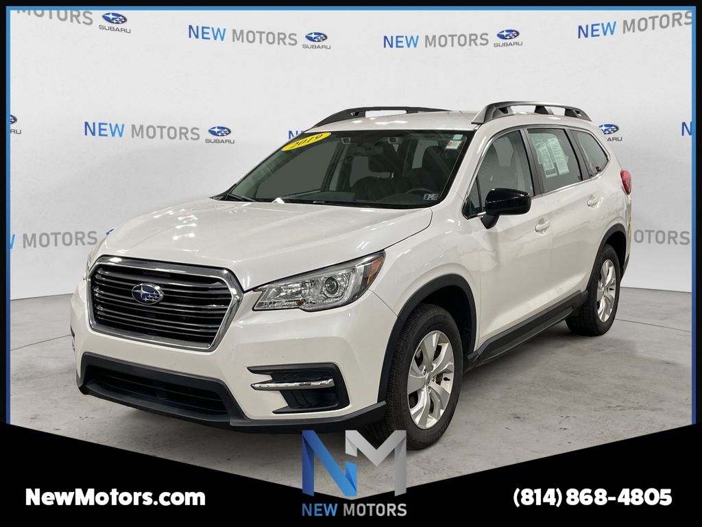 2019 Subaru Ascent Base Model 8-Passenger Crystal White Pearl at New Motors