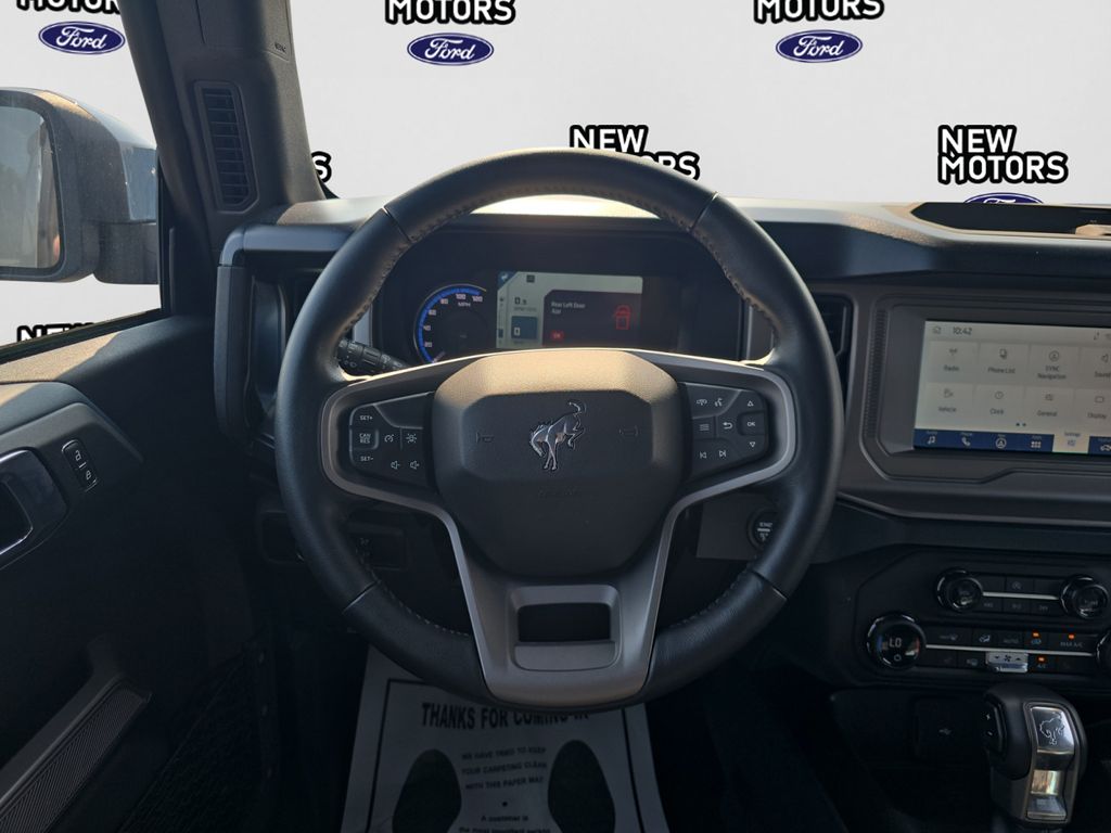 2023 Ford Bronco  Azure Gray Metallic Tri-Coat at Town & Country Ford