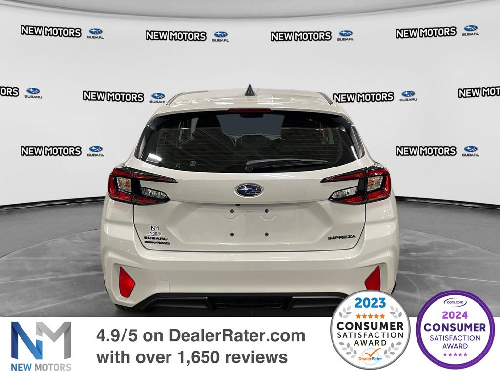 2026 Subaru Impreza Sport Crystal White Pearl at New Motors