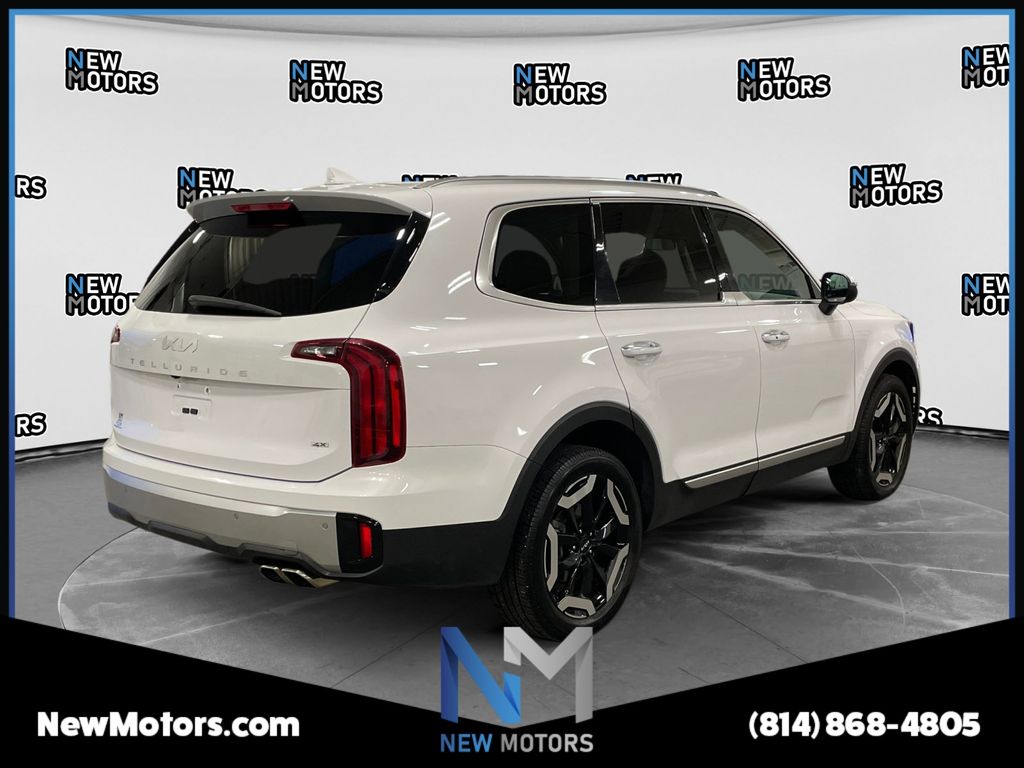 2023 Kia Telluride S Glacial White Pearl at South Park Mitsubishi