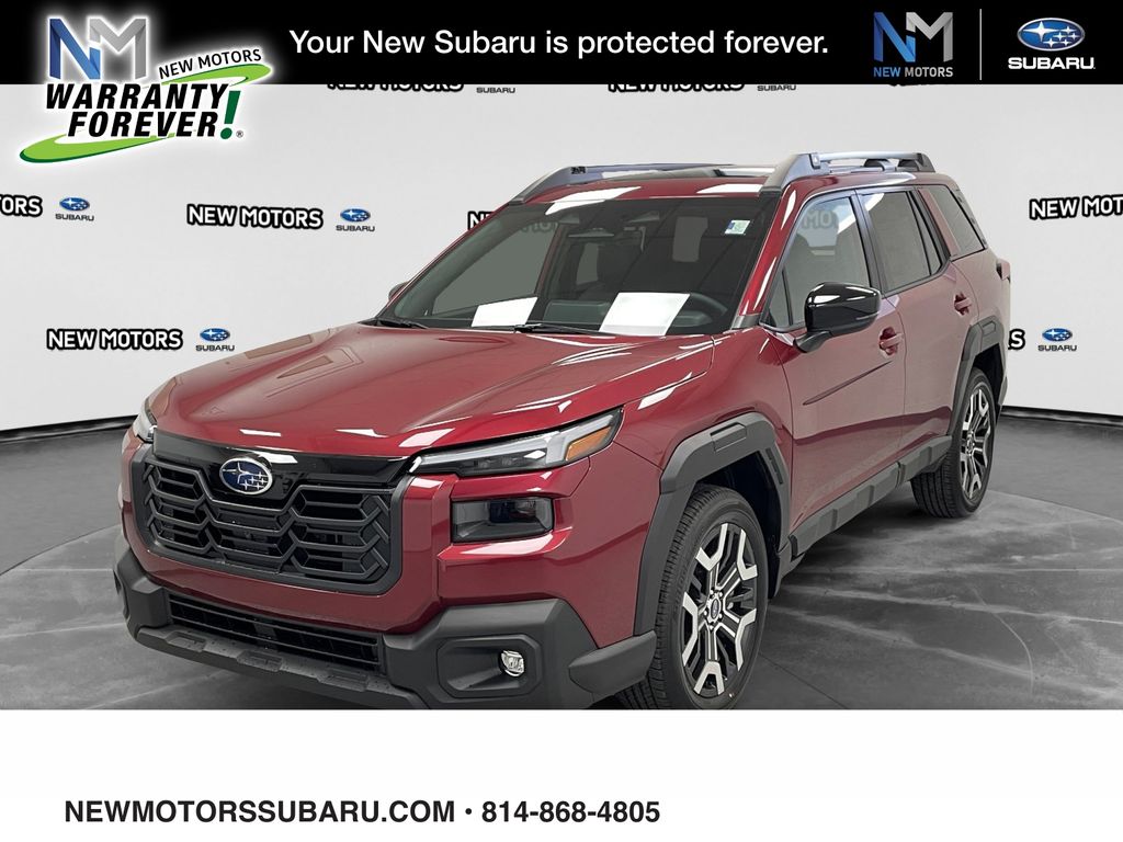 2026 Subaru Outback Touring XT Crimson Red Pearl at Braxton Motor Co