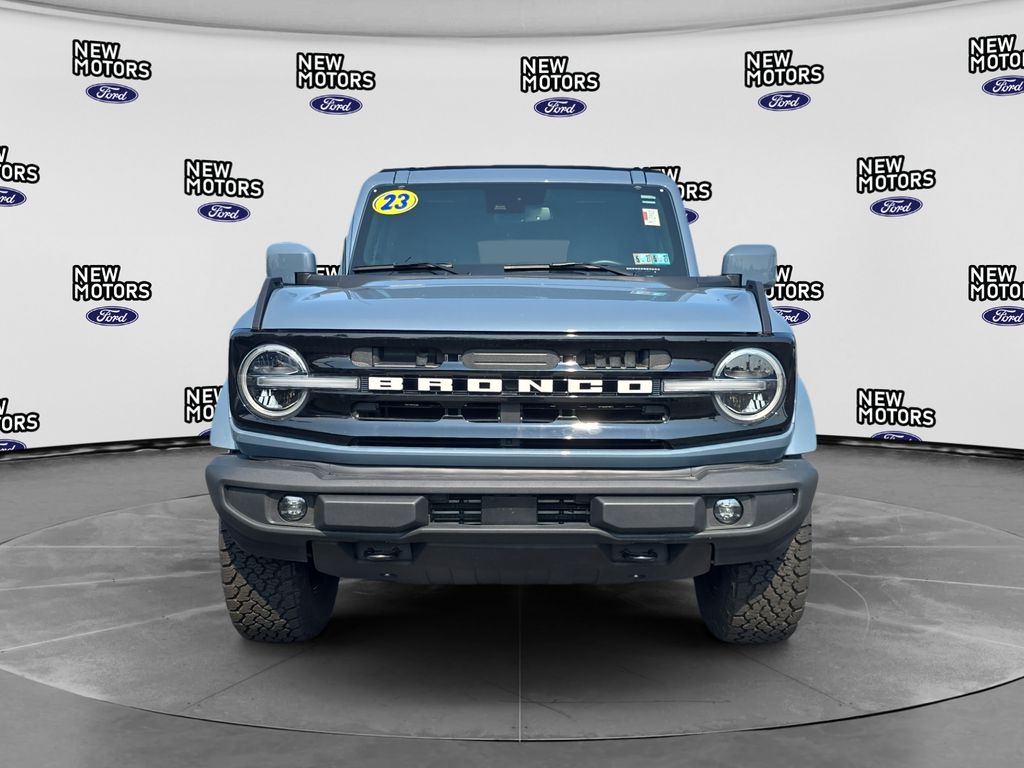 2023 Ford Bronco  Azure Gray Metallic Tri-Coat at Town & Country Ford