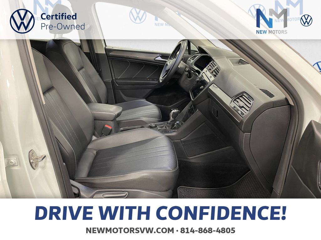 2023 Volkswagen Tiguan 2.0T SE Opal White Pearl at New Motors