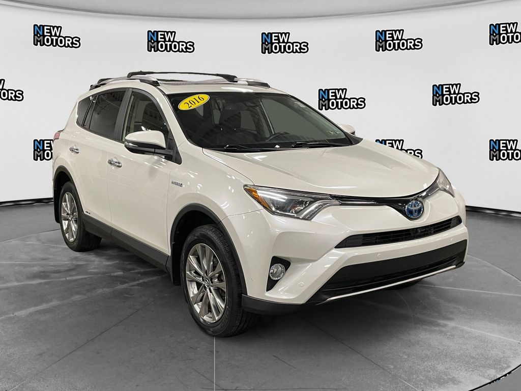 2016 Toyota RAV4 Hybrid Limited Blizzard Pearl at South Park Mitsubishi