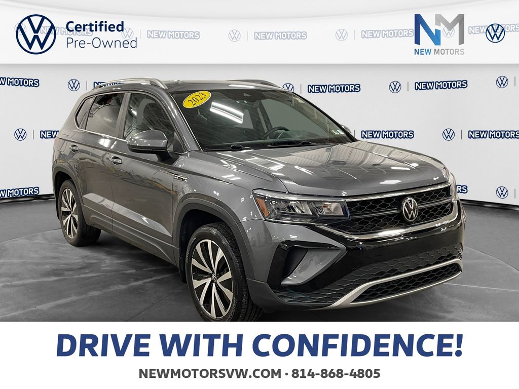 2023 Volkswagen Taos 1.5T SE Platinum Gray Metallic at New Motors