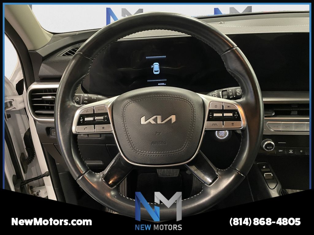 2023 Kia Telluride S Glacial White Pearl at South Park Mitsubishi