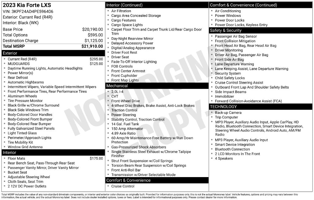 2023 Kia Forte photo 6 of 16