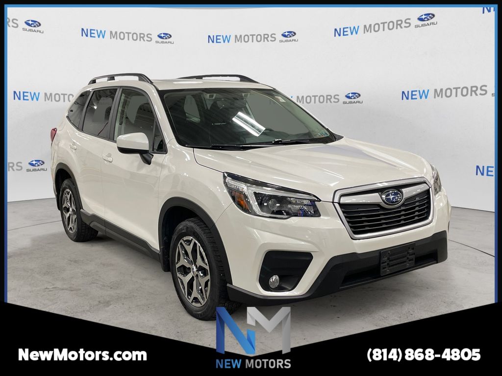 2021 Subaru Forester Premium Crystal White Pearl at New Motors