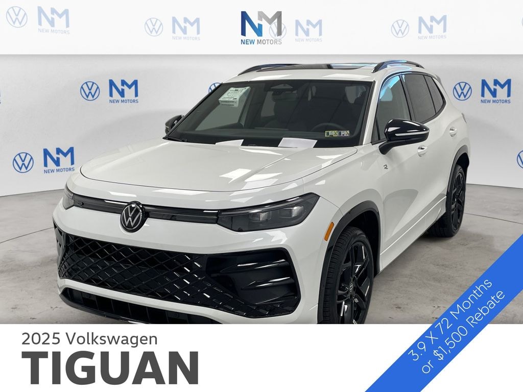 New 2025 Volkswagen Tiguan 2.0T SE R-Line Black SUV