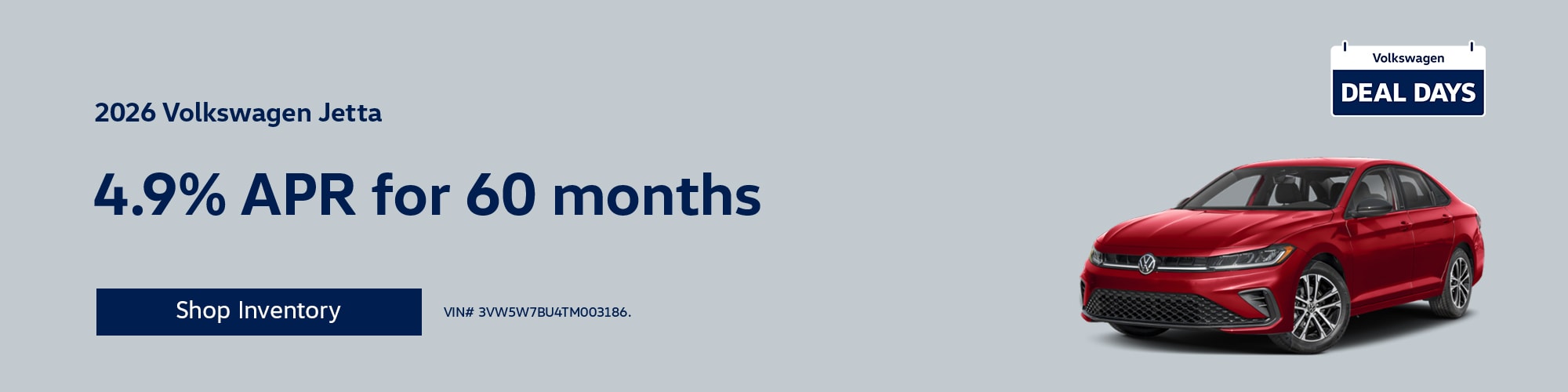 New 2026 Volkswagen Jetta