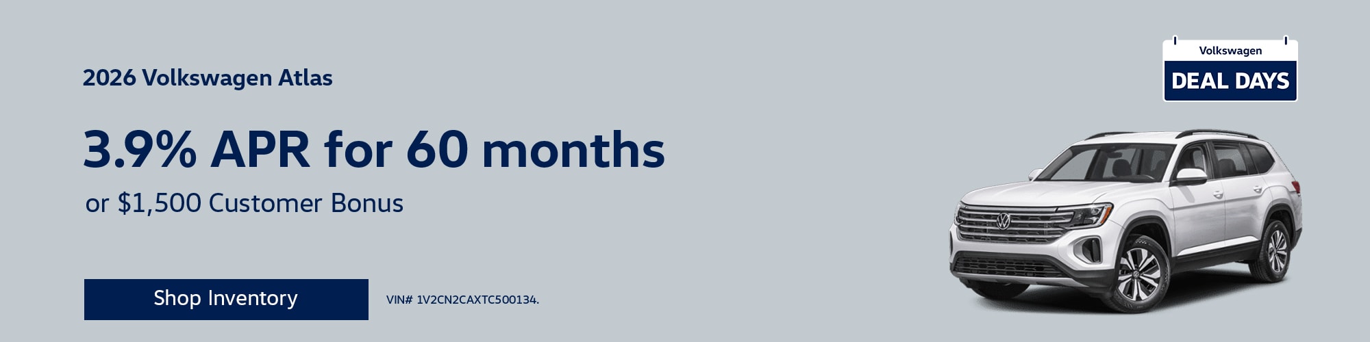 New 2026 Volkswagen Atlas