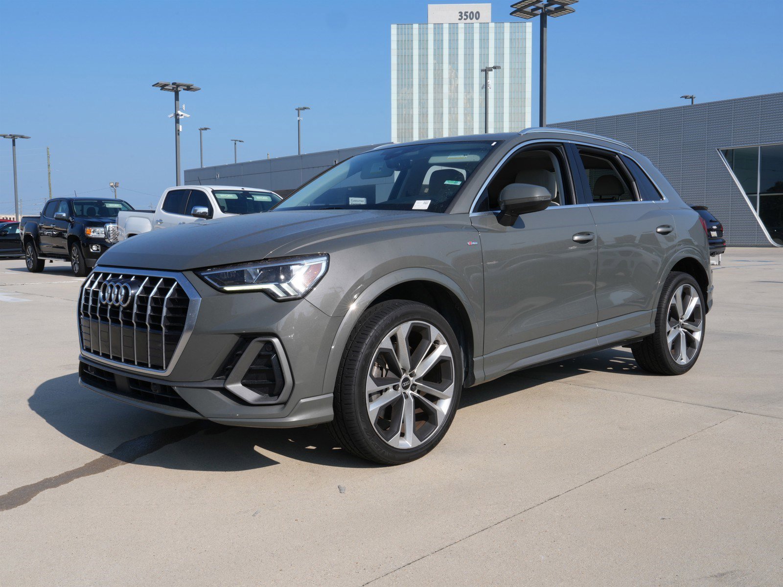 Used 2021 Audi Q3 S Line Premium Plus with VIN WA1EECF32M1063170 for sale in Metairie, LA