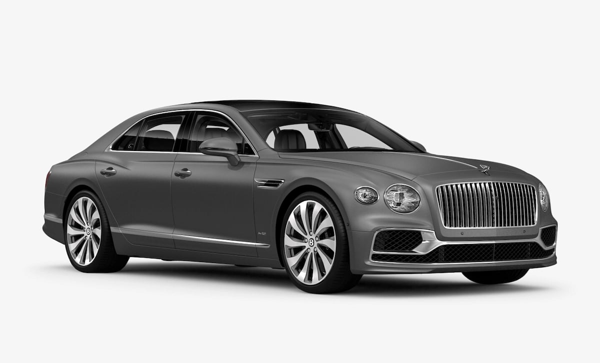 Bentley Flying Spur in Light Grey Satin - by Mulliner