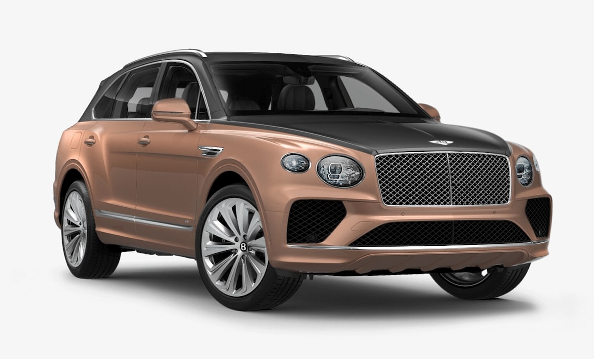 Bentley Bentayga in Magnetic over Rose Gold