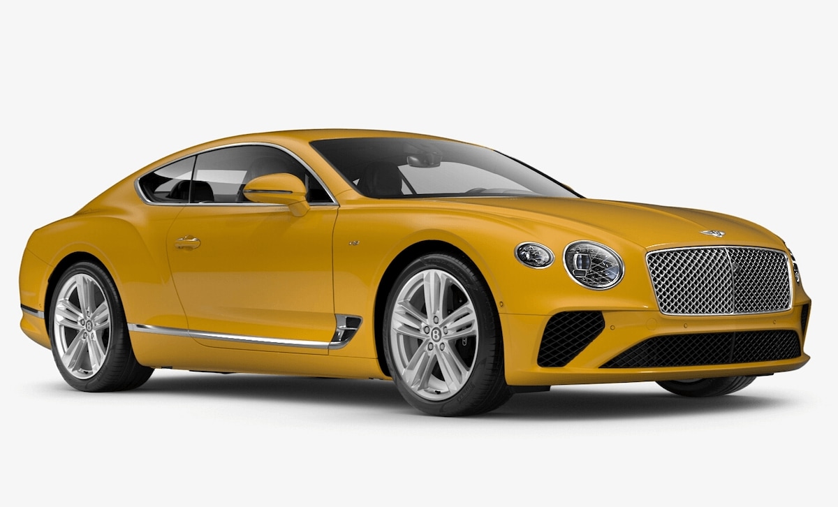 Bentley Continental GT in Monaco Yellow (Solid) - by Mulliner