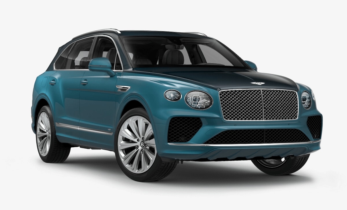 Bentley Bentayga in Windsor Blue over Light Windsor Blue