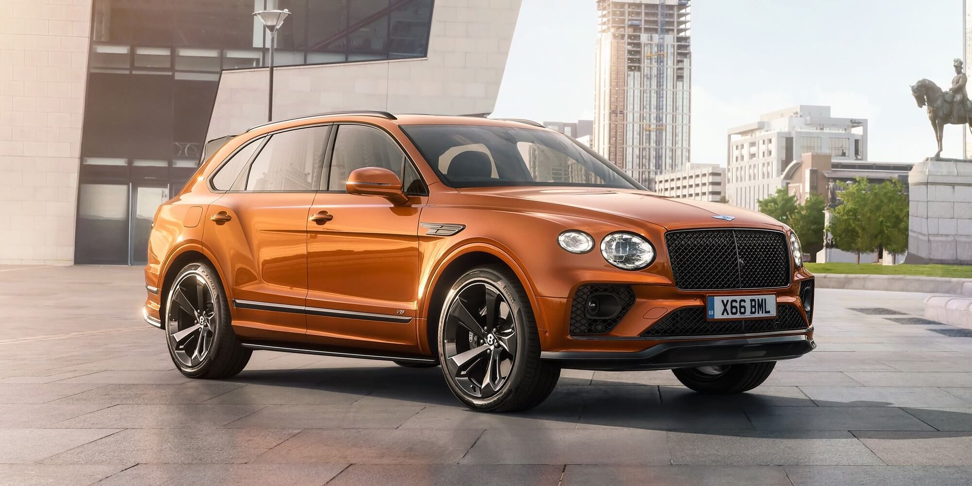 2021 Bentley Bentayga in Orange Flame