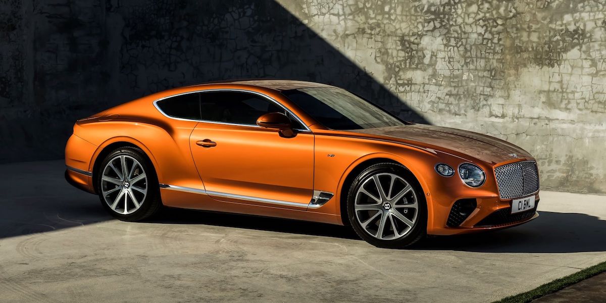 2021 Bentley Continental GT in Orange Flame