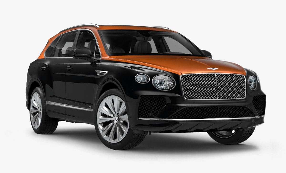 Bentley Bentayga in Orange Flame over Onyx