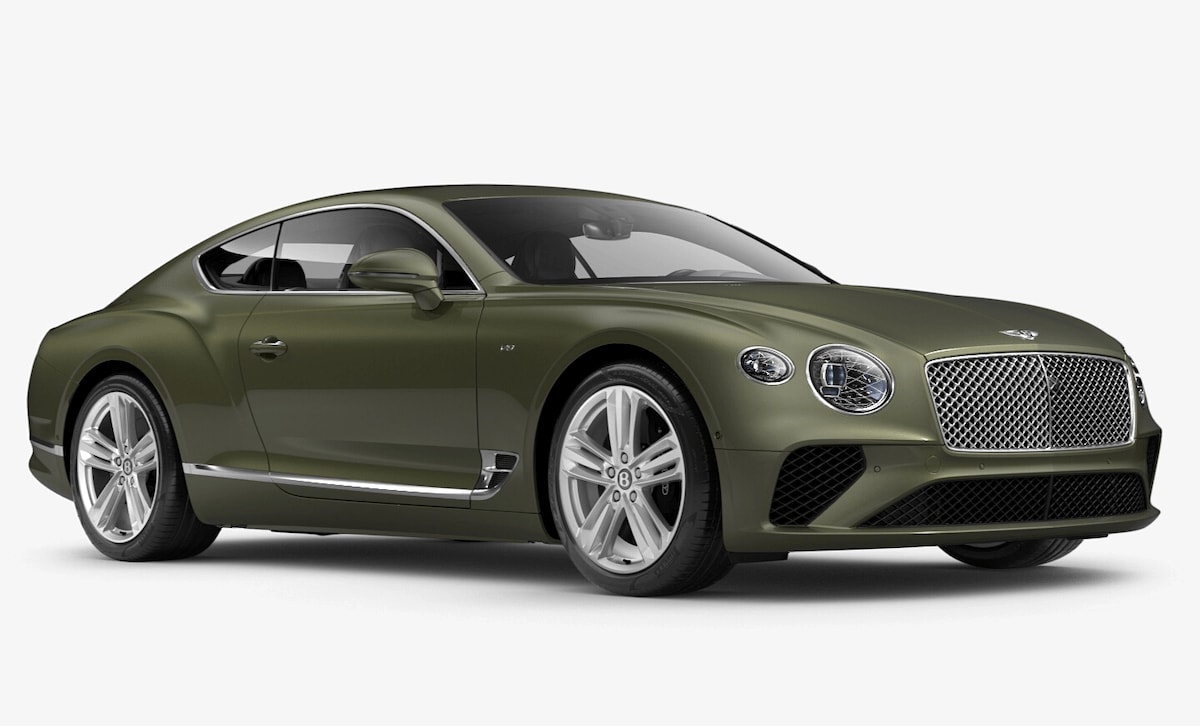 Bentley Continental GT in Alpine Green