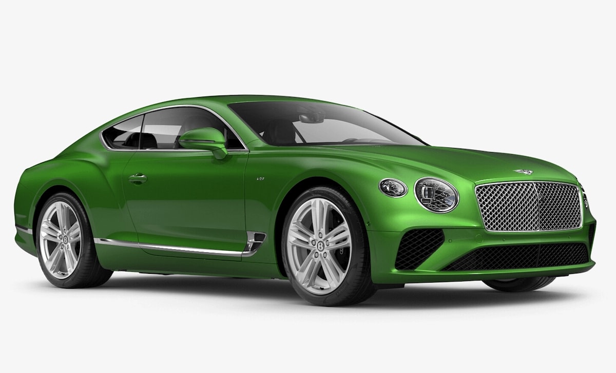 Bentley Continental GT in Apple Green
