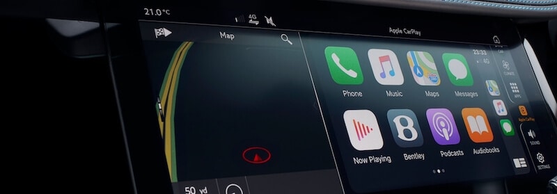 Bentley Continental GT Apple CarPlay