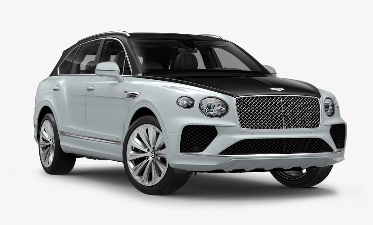 Bentley Bentayga in Black Crystal over Ice