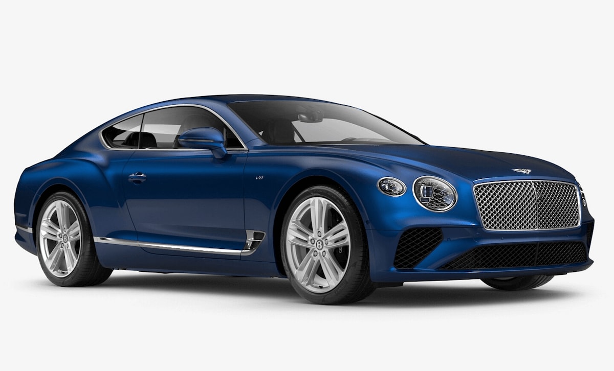 Bentley Continental GT in Sequin Blue