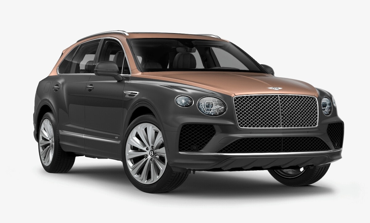 Bentley Bentayga in Rose Gold over Magnetic