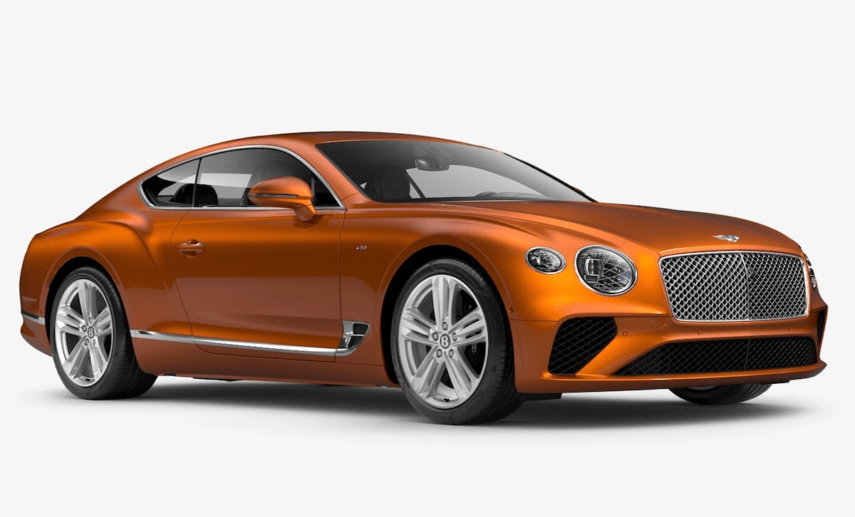 Bentley Continental GT in Orange Flame