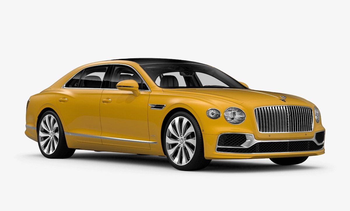 Bentley Flying Spur in Monaco Yellow (Solid) - by Mulliner