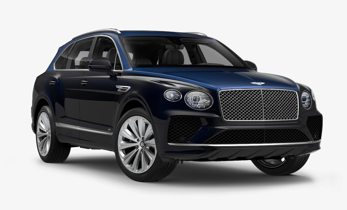 Bentley Bentayga in Sequin Blue over Black Sapphire