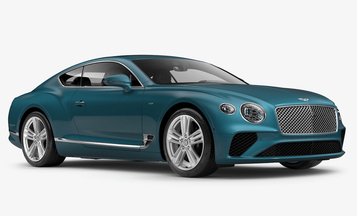 Bentley Continental GT in Light Windsor Blue - by Mulliner