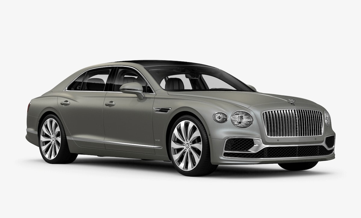 Bentley Flying Spur in Extreme Silver Satin - by Mulliner
