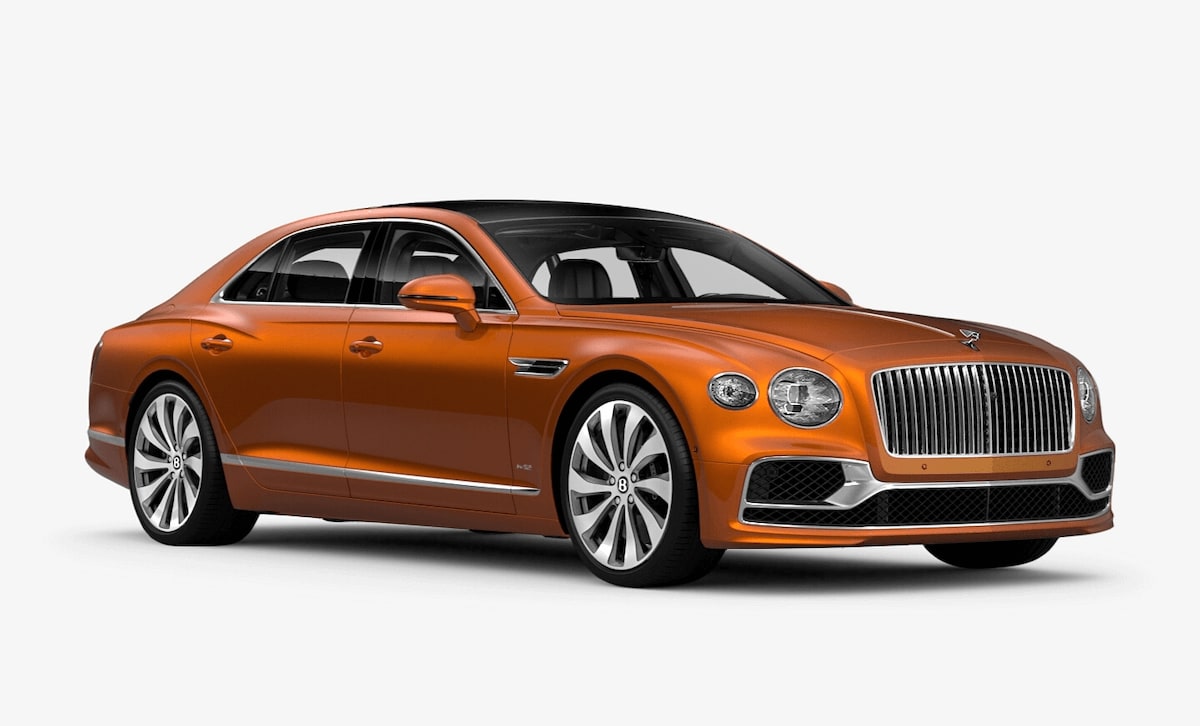 Bentley Flying Spur in Orange Flame