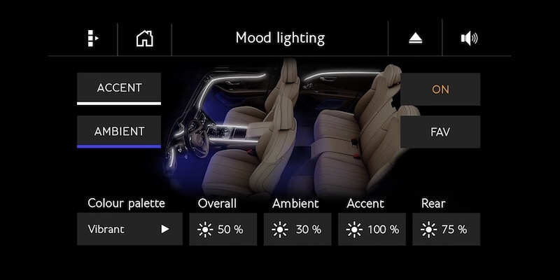 Bentley Flying Spur Mood Lighting