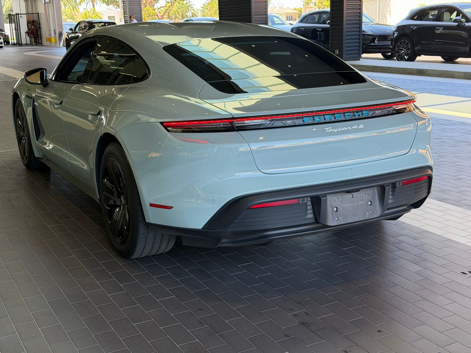 Certified 2025 Porsche Taycan S with VIN WP0AB2Y16SSA41203 for sale in Newport Beach, CA